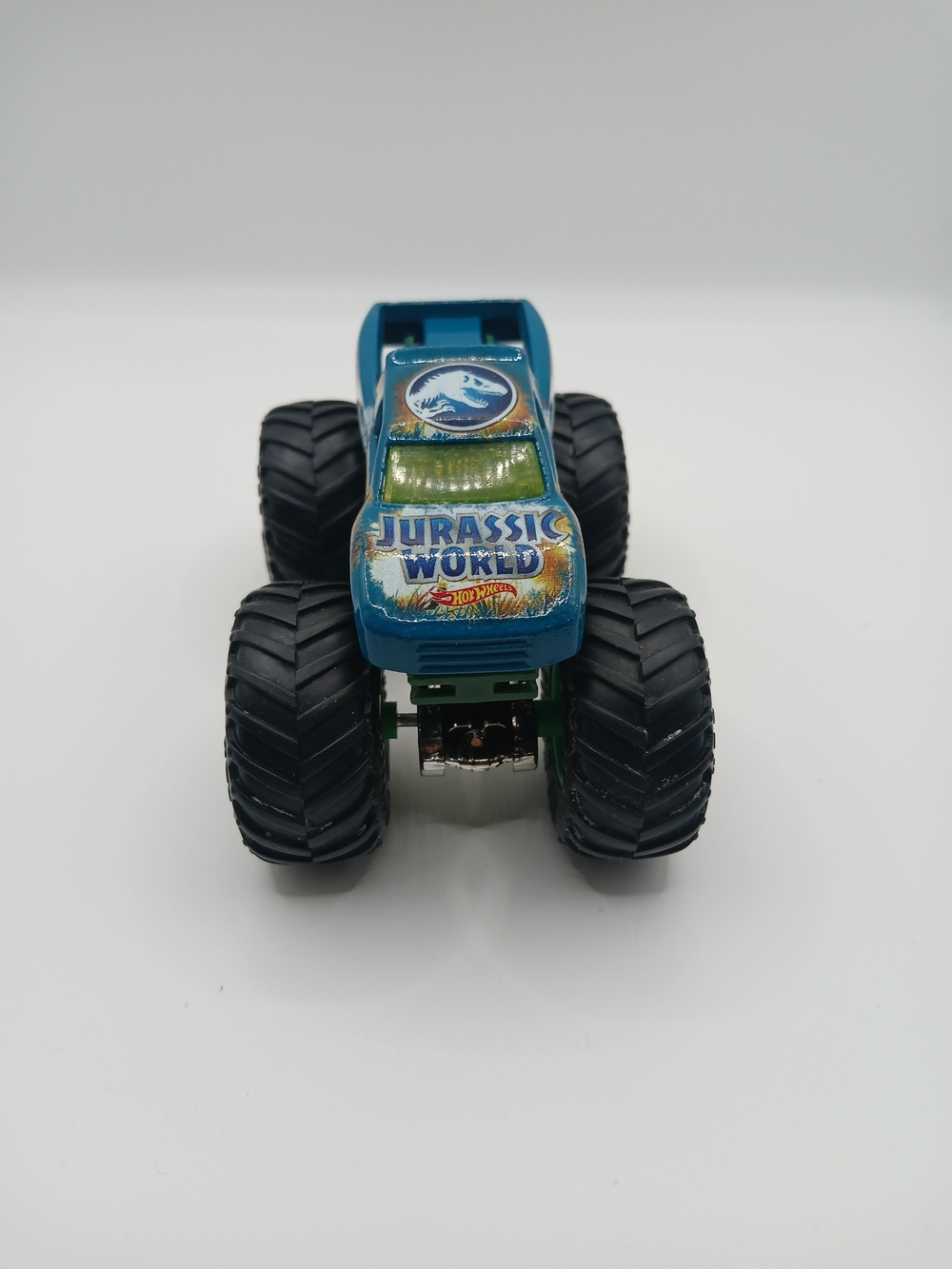 2021 JURASSIC WORLD VELOCIRAPTOR BLUE‎ Hot Wheels Monster Truck
